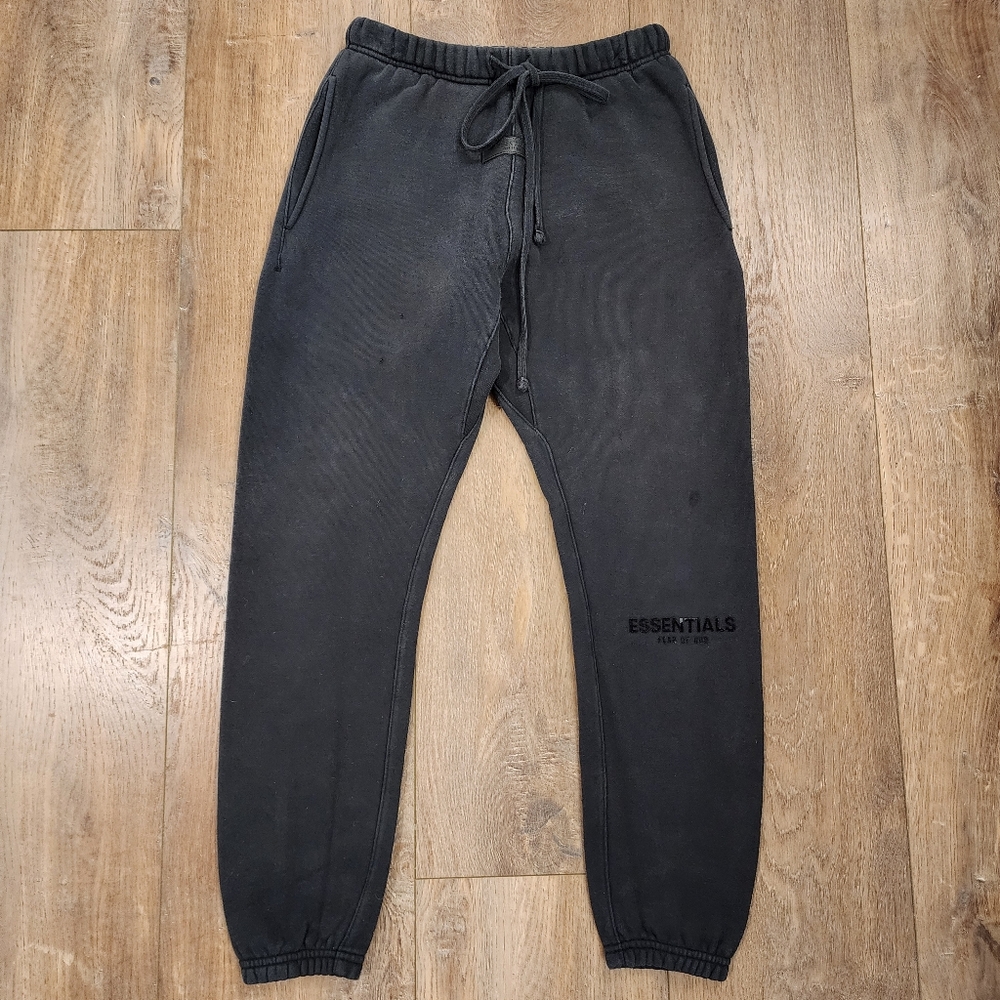 Essentials Fear of God Sweatpants Casual Athleisure Black Joggers Men's size XXS